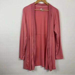 Muk Luks Cloud Knit‎ Open Front Cardigan Size Large